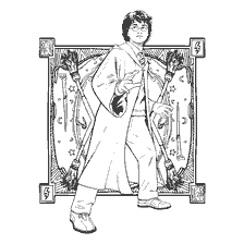 coloring page: Harry Potter in Coloring