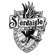 coloring page: Coat of Arms of Cogtevran Faculty from Harry Potter