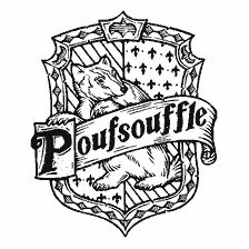coloring page: Coat of Arms of Puffendui Faculty from Harry Potter