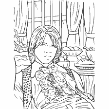 coloring page: Coloring by Ron Weasley from the World of Harry Potter