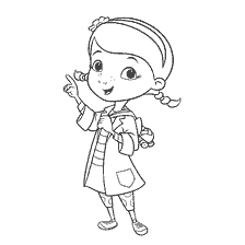coloriage: Imprimer pour colorier Dr. Plusheva - Dotti Plusheva