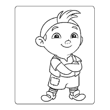 coloring page: Coloring Cubby from Jake and the Pirates of Neverland