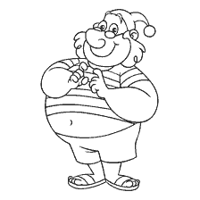 coloring page: Pirate Coloring by Mr. Smee of Jake and the Pirates of Neverland