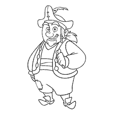 coloring page: Pirate Sharkey from Jake and the Pirates of Neverland