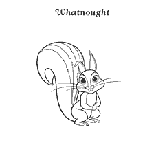 pagina da colorare: Colorazione con favolosi scoiattoli da "Sophia Bella"