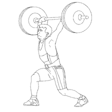 coloriage: La barbe l&egrave;ve la barbe sur sa t&ecirc;te