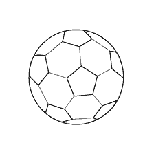 coloring page: Soccer ball coloring