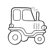 página para colorear: Colorear un coche de juguete