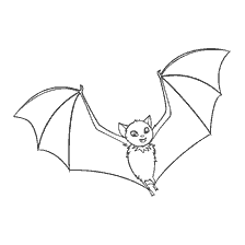 coloring page: Coloring the bat Mavis from the cartoon Monster on vacation