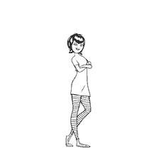 coloring page: Mavis from Monsters on Holiday 2