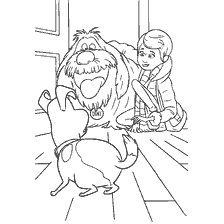 coloring page: The Secret Life of Pets: Max Meets Duke
