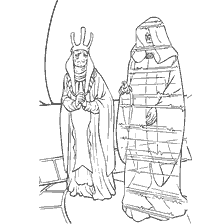 pagina da colorare: Personaggi di cartone dalle guerre stellari: episodio III