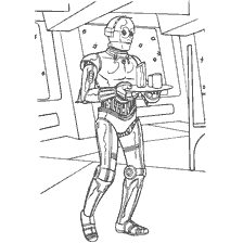 coloring page: Star Wars: Episode IV: A New Hope