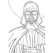 pagina da colorare: Colorazione di Sith Lord Darth Vader