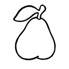 pagina da colorare: Colorazione della pera