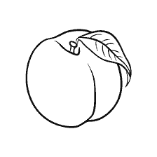 pagina da colorare: Disegno di contorno di pesca per la colorazione