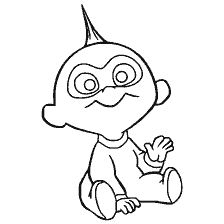 coloriage: Coloriage Baby Jae-Jack du dessin animé Super Family