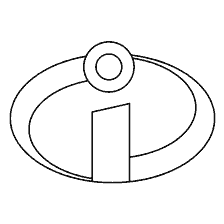 coloriage: Le logo de la Super Famille en coloration