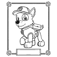 pagina da colorare: Colorazione rocciosa da Puppy Patrol