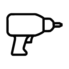 раскраска: Иконка дрели