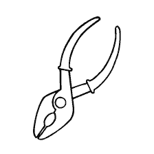 раскраска: Изображение пассатижей для раскраски