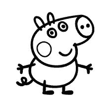 coloring page: Coloring Peppa Pigs