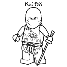 coloriage: Ninjago Kai DX pour la coloration