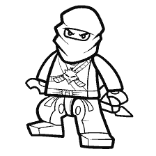 coloriage: Coloration Ninja de LEGO Ninjago