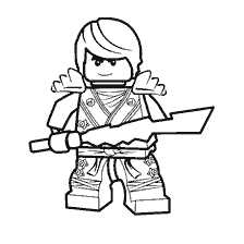 coloriage: Coloration par Lloyd Garmadon de LEGO Ninjago