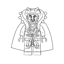 coloriage: Coloriage par Maître Chen de Ninjago