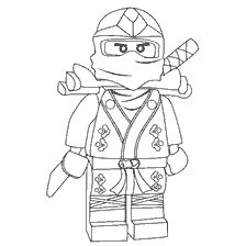 coloriage: Couleur par Lloyd de LEGO Ninjago