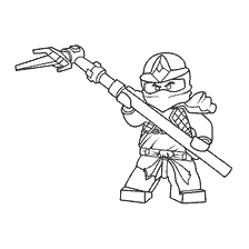 coloriage: Cole ZX de LEGO Ninjago