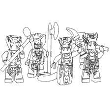 coloriage: Coloration Lego Ninjago: Lego Snakes