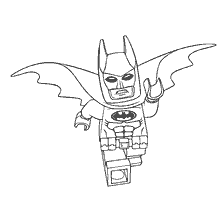 coloring page: Batman's Lego drawing for coloring