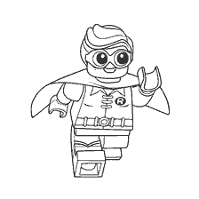 coloring page: Robin's Lego Coloring