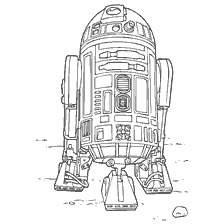 Malseite: Färbung Astrodroid R2-D2 von Star Wars: Episode I