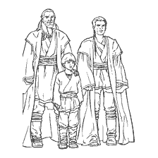 Malseite: Färbung von Star Wars: Episode I – Jedi und Skywalker