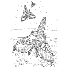 Malseite: Raumschiff von Star Wars: Episode I