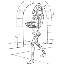 Malseite: Battle android from Star Wars: Episode I - Das Verborgene Tor