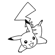 kolorowanka: Pikachu na kolorowanki