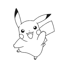 kolorowanka: Pikachu dla kolorowanki