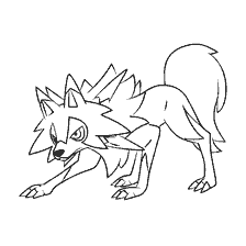coloring page: Licanroque for coloring
