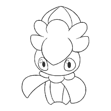 coloring page: Coloring Pokemon Fomantis for children