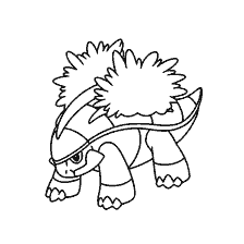 coloring page: Picture of Pokemon Coloring Grottle