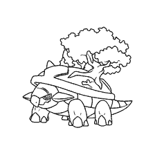 coloring page: Coloring Pokemon Torterra