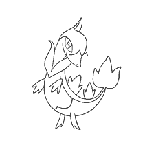coloring page: Coloring Pokemon Servine