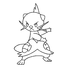 coloring page: Coloring Pokemon Devott