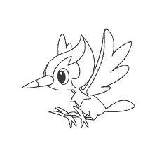 coloring page: Pokemon Picapek Coloring