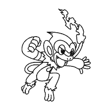 coloring page: Coloring Pokemon Monferno