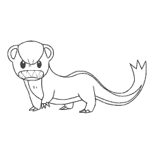 coloring page: Yangus drawing for coloring